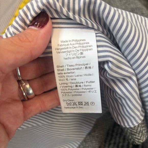 J Crew 8T Bristol Blazer Gold Buttons Moon Quality British Cloth Wool - Picture 13 of 14